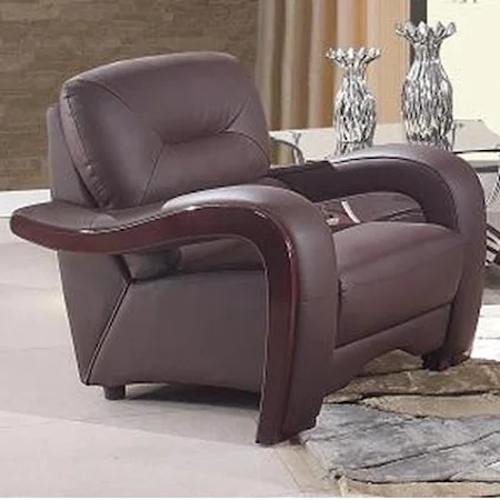 Modern Leather Arm Chair